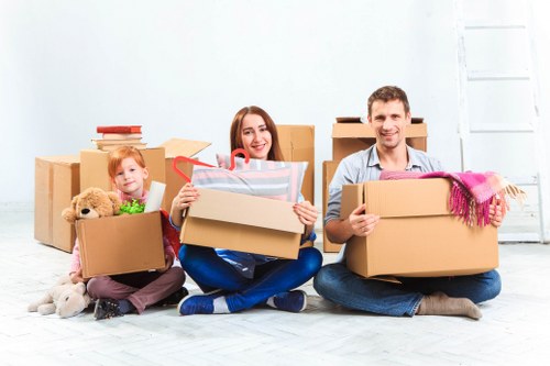 Removal team preparing urgent same-day move in St Johns Wood