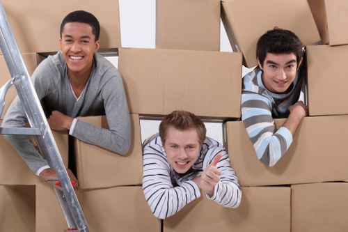 Removal van ready for same day move in St John’s Wood