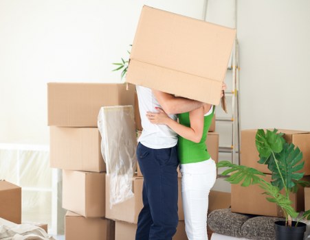 Stjohnswood removal van helping with safe household transport