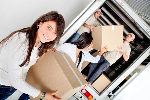 Careful packing and loading for a removal van in Stjohnswood