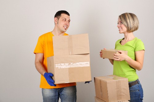 Careful loading of household furniture for removals